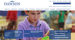 Desktop Screenshot of dawsonschool.org