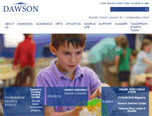 Tablet Screenshot of dawsonschool.org